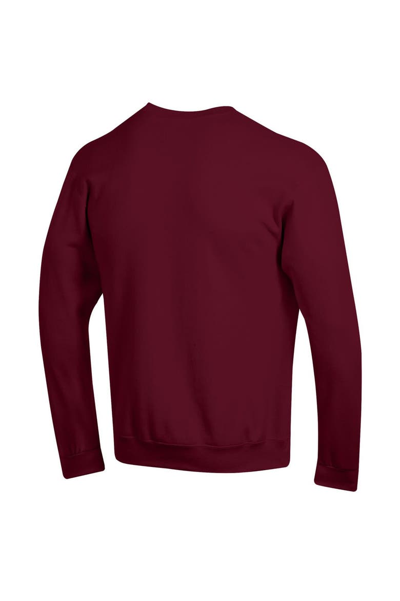 Men's Champion  Maroon Mississippi State Bulldogs Arch Over Logo Pullover Sweatshirt, Alternate, color, Maroon