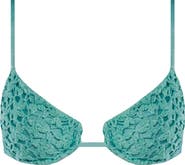 Capittana Savanah Floral Crochet Bikini Top