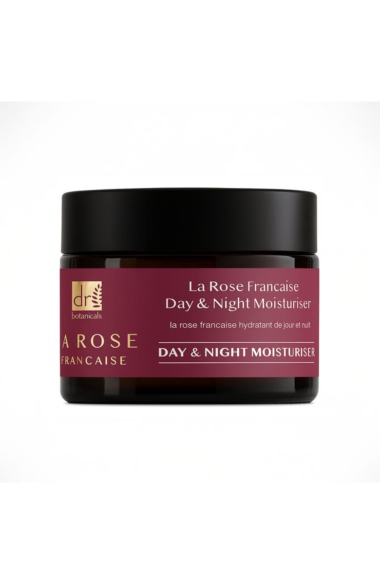 DR BOTANICALS La Rose Française Skin Renewal Duo Moisturiser for Hydration & Radiance 50 ml, Main, color, White