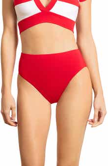 Robin Piccone Ava High Waist Bikini Bottoms