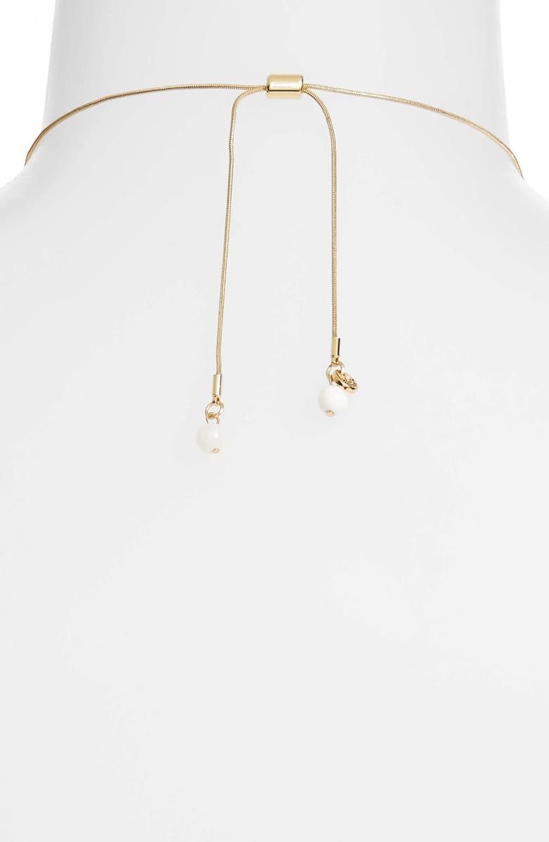 Halogen<sup>®</sup> Wrapped Sphere Slider Necklace, Alternate, color,