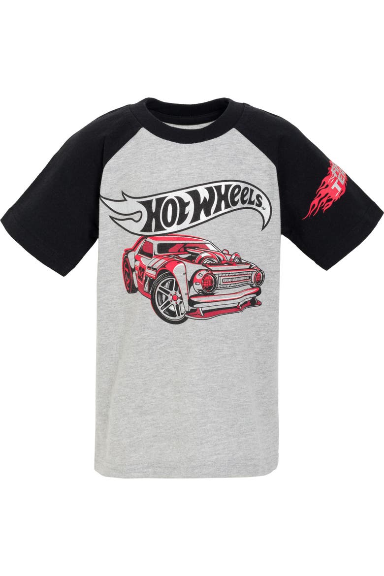 Boys' 2-Pack Racing T-Shirts, Alternate, color, Grey And Red