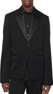 Burberry Grain de Poudre Wool Tuxedo Jacket