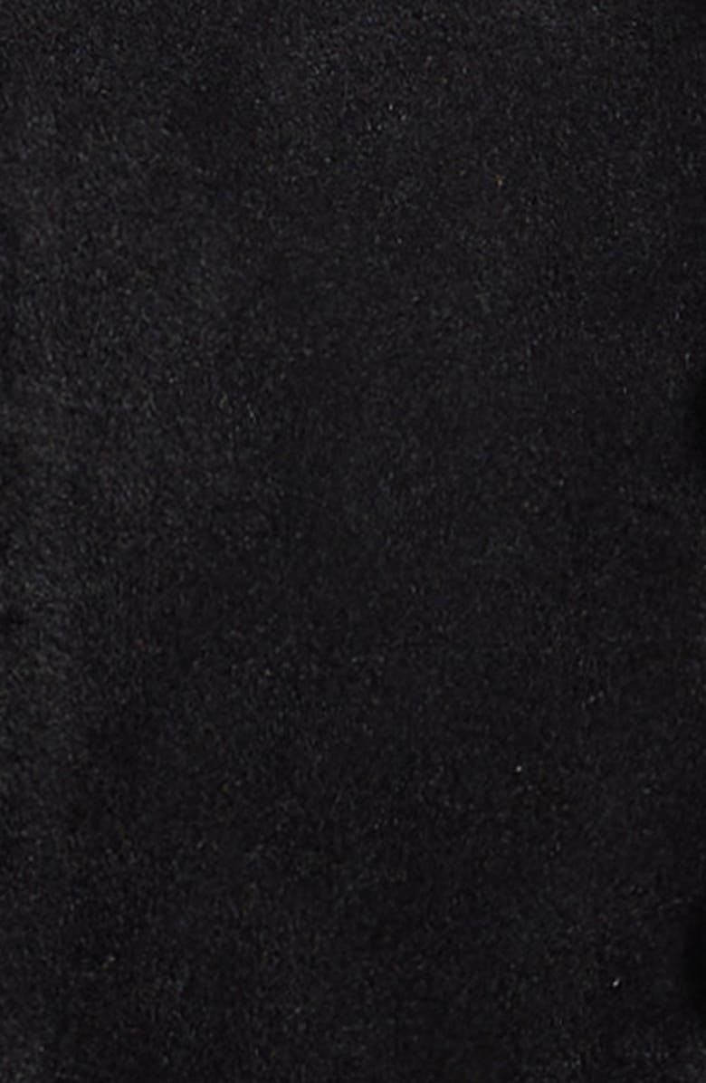 Good Luck Girl Kids
 Stretch Velvet Button-Up Vest, Alternate, color, Black