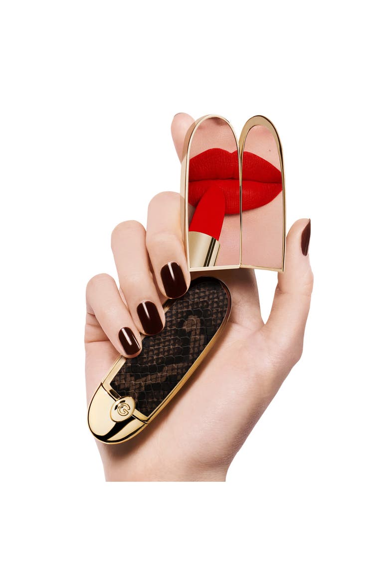 Rouge G Lipstick Case, Alternate, color, LE PYTHON