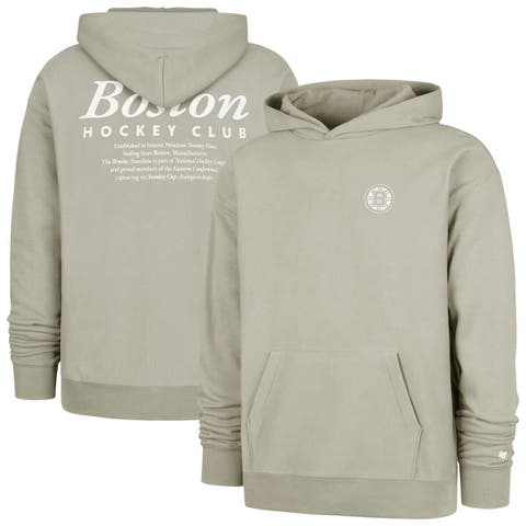 Men's '47  Gray Boston Bruins Foundation Pullover Hoodie