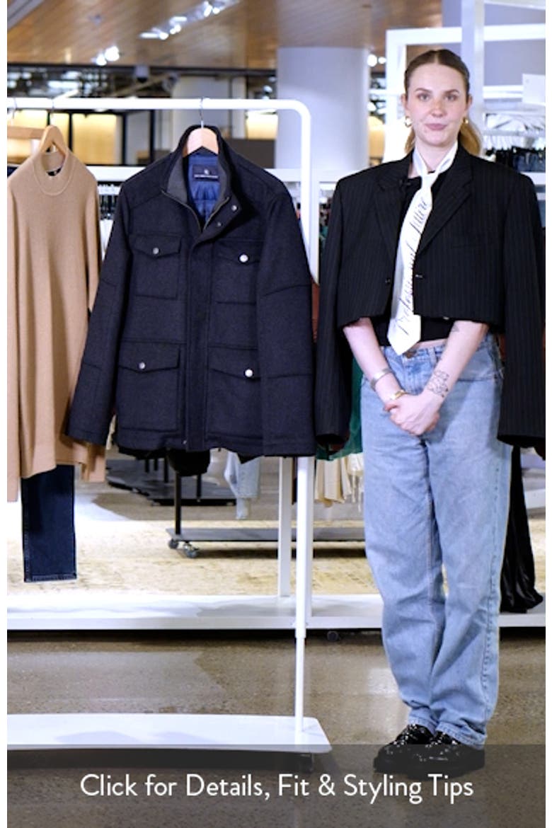 Greeley Wool Blend Field Jacket video