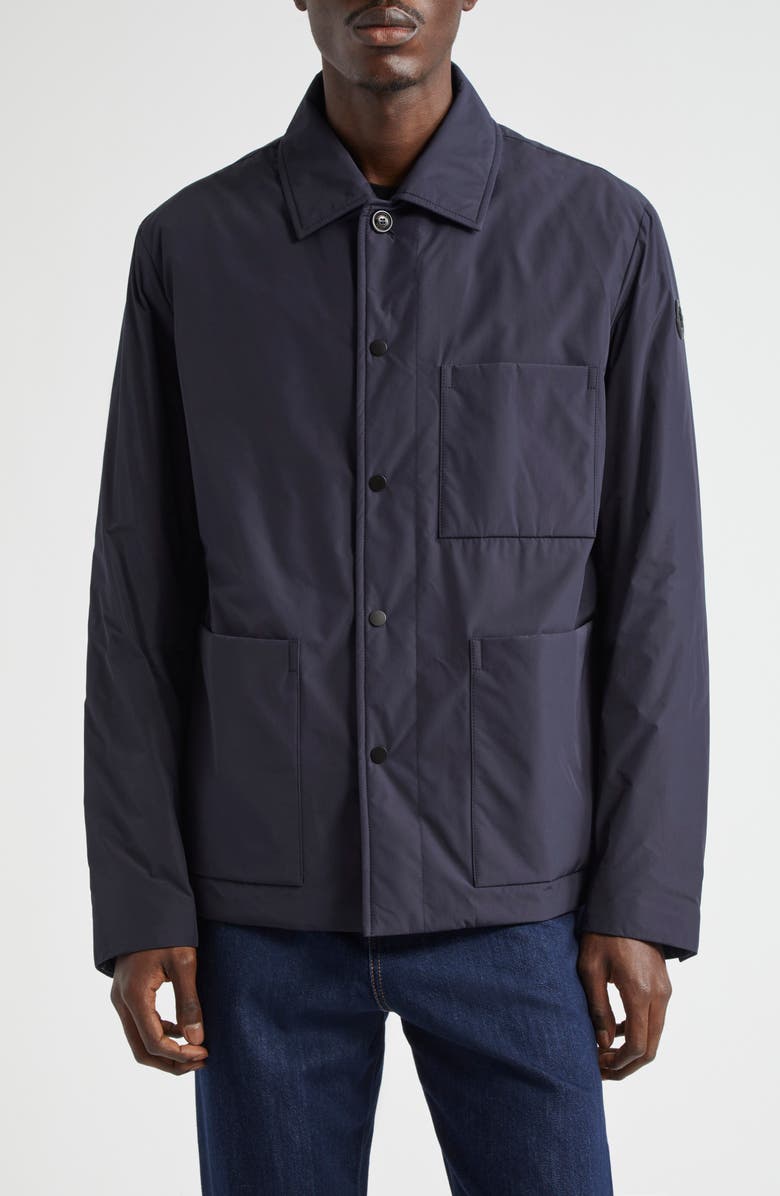 Moncler Cougourde Three-Pocket Chore Jacket, Main, color,