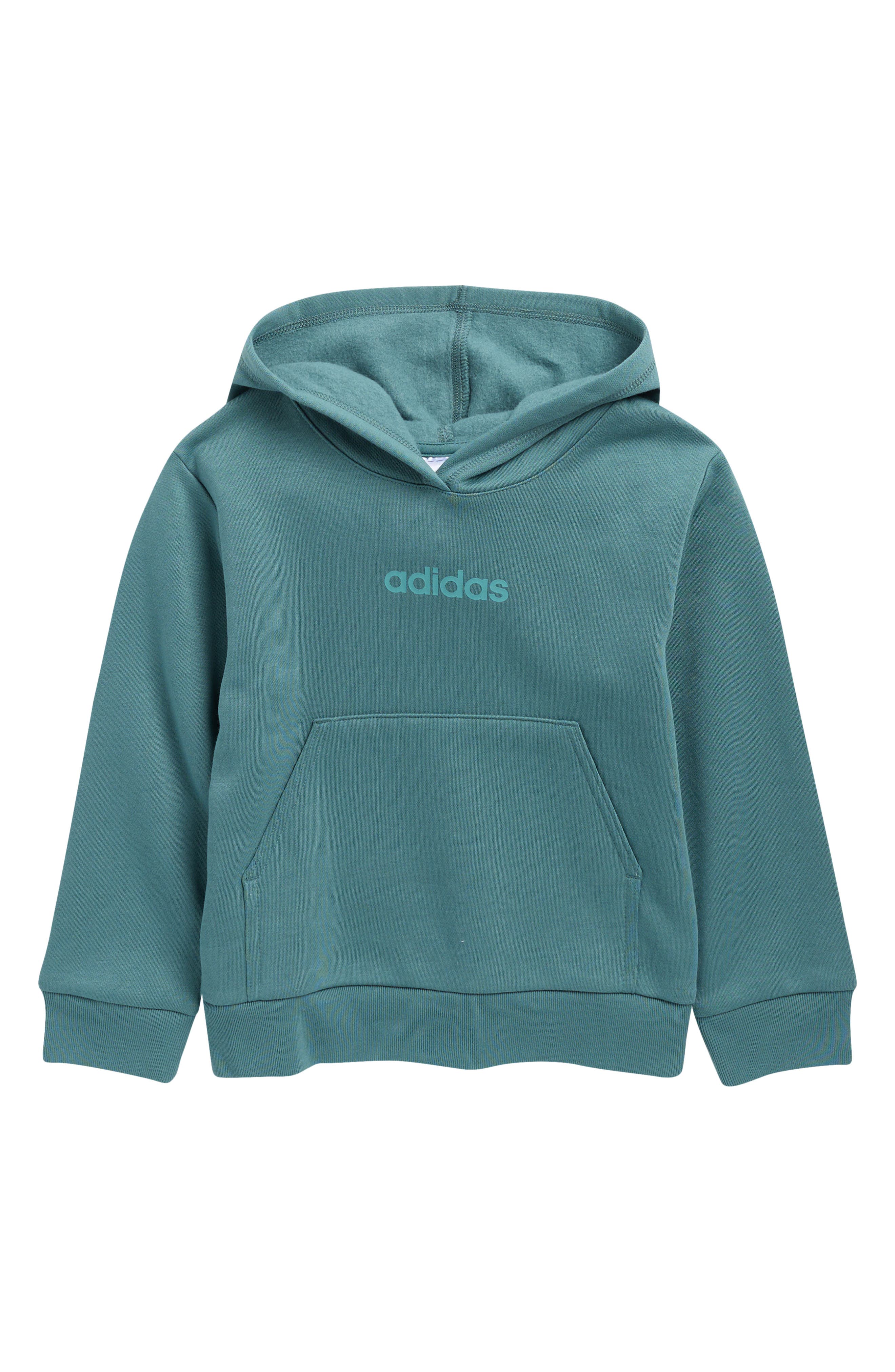 adidas Kids' Logo Fleece Graphic Hoodie