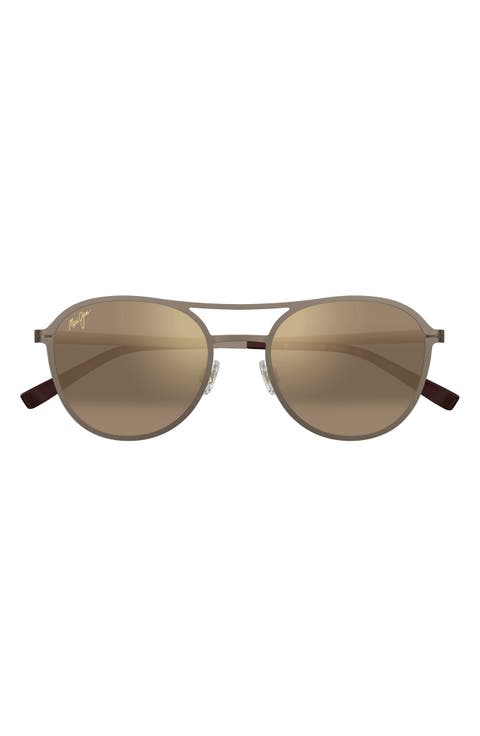 Half Moon 52mm PolarizedPlus2® Round Sunglasses