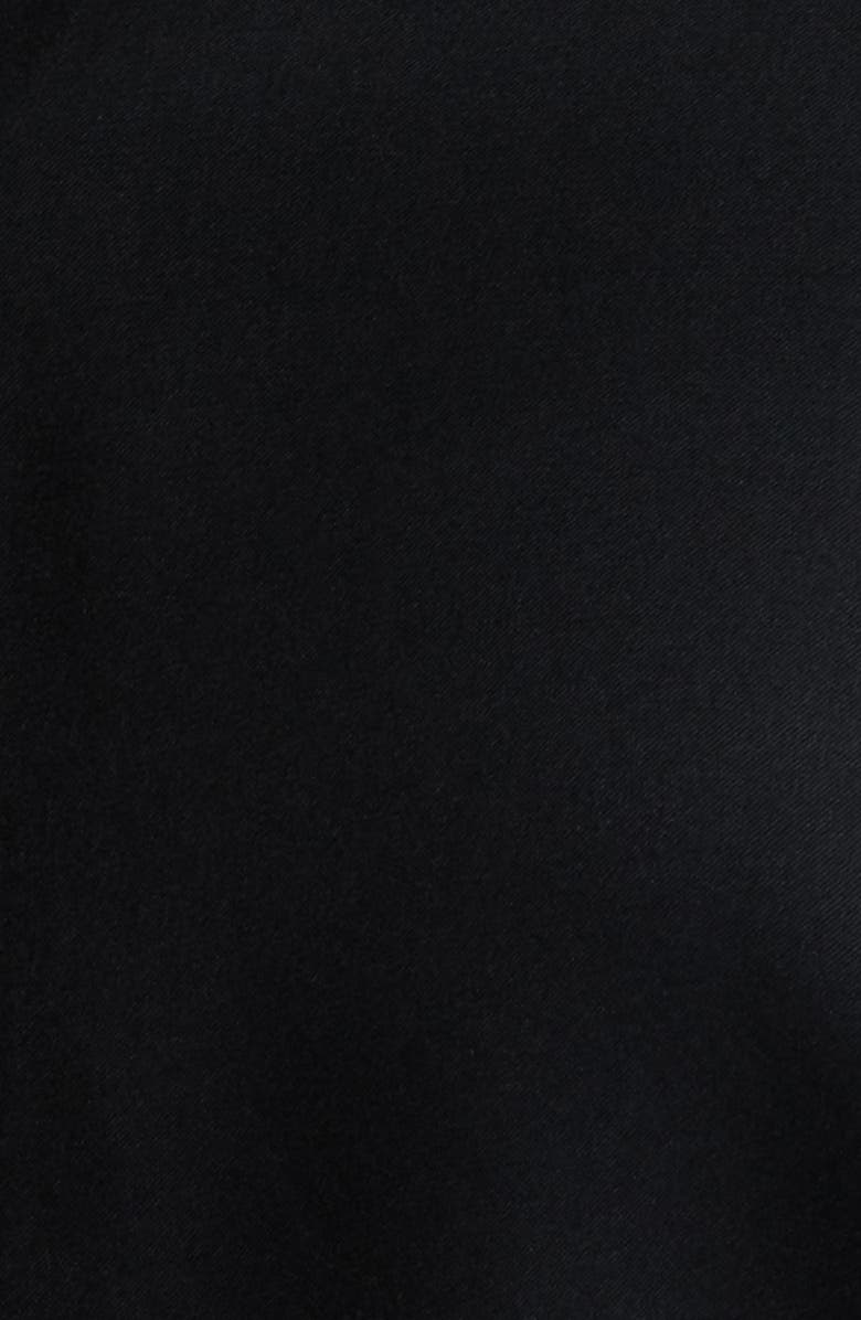 KOBI HALPERIN Bead Detail Stretch Silk Georgette Button-Up Shirt, Alternate, color, Black