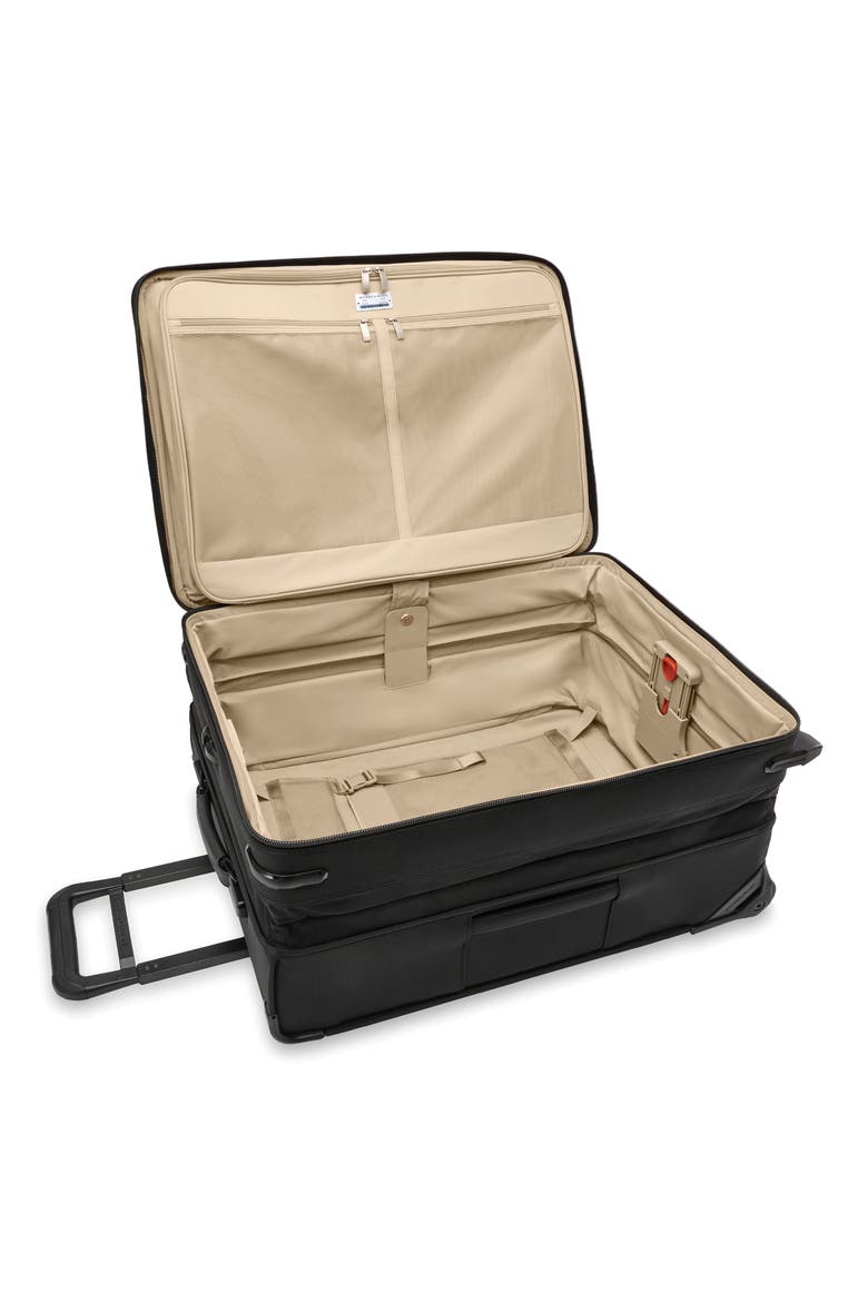 26-Inch Baseline Medium Expandable Wheeled Upright Packing Case, Alternate, color, BLACK