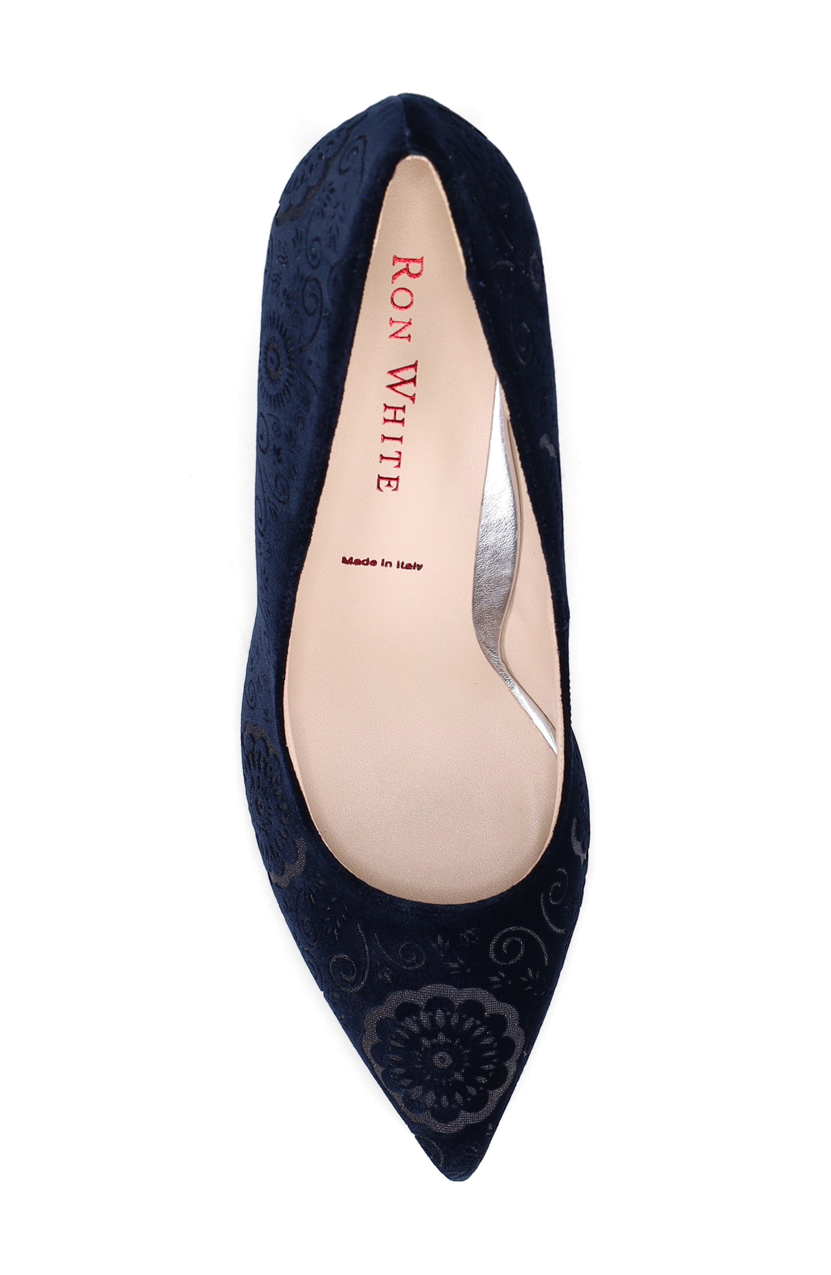 Ron White x Devil Wears Prada Pointed Toe Pump, Alternate, color, French Navy