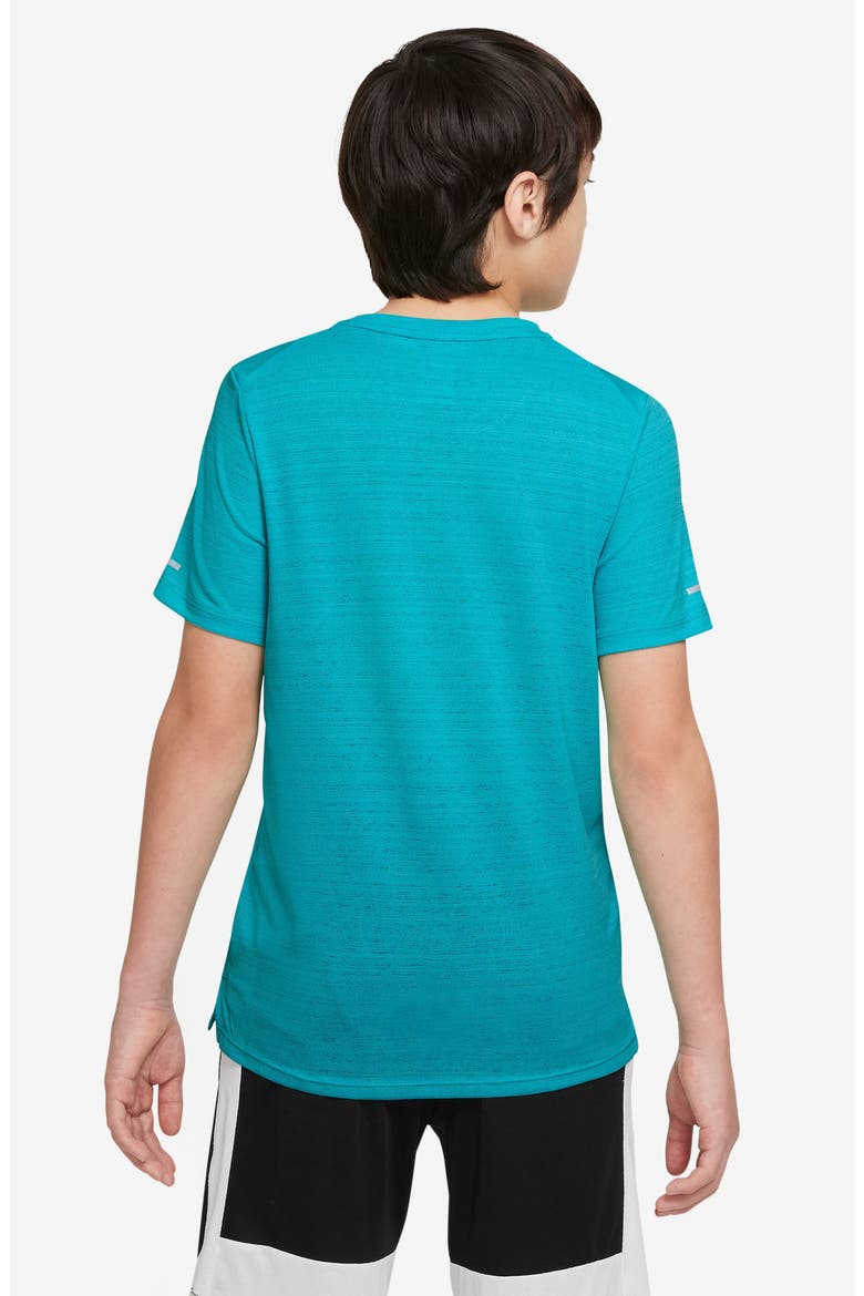 Kids' Dri-FIT Miler Training T-Shirt, Alternate, color, 345 DUSTY CACTUS