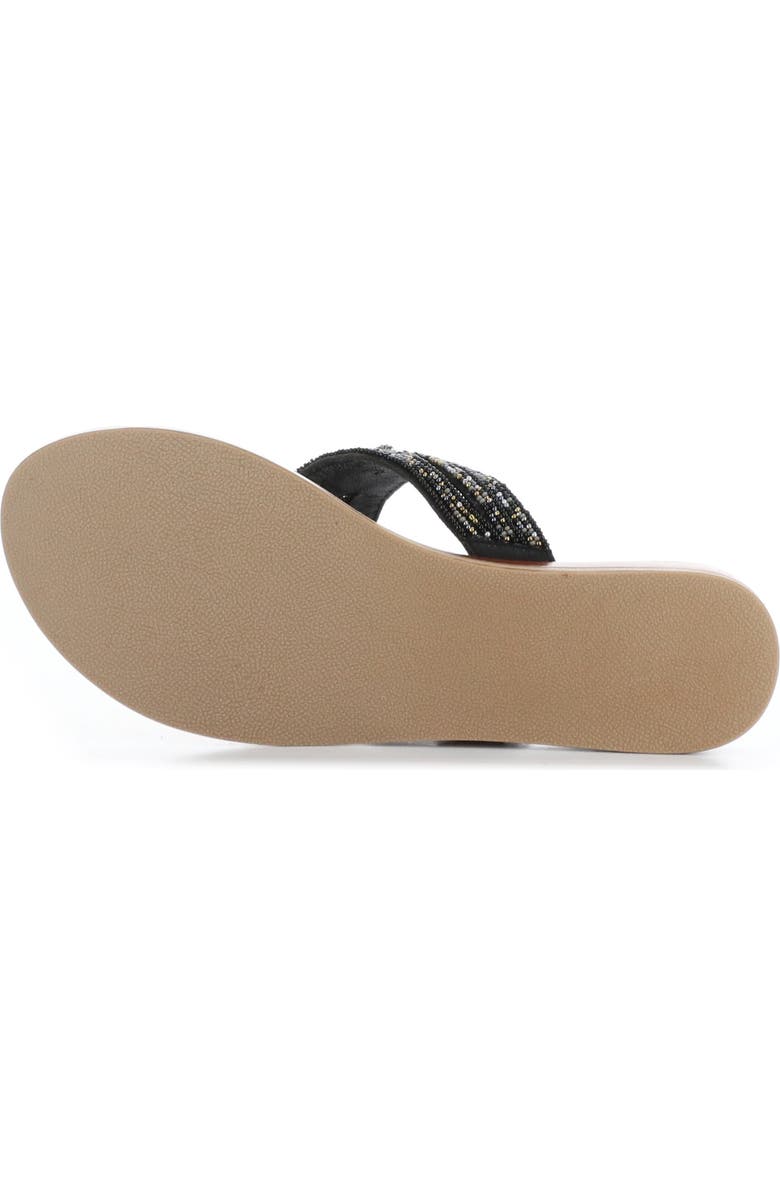 Bos. & Co. Jilly Beaded Flip-Flop, Alternate, color,