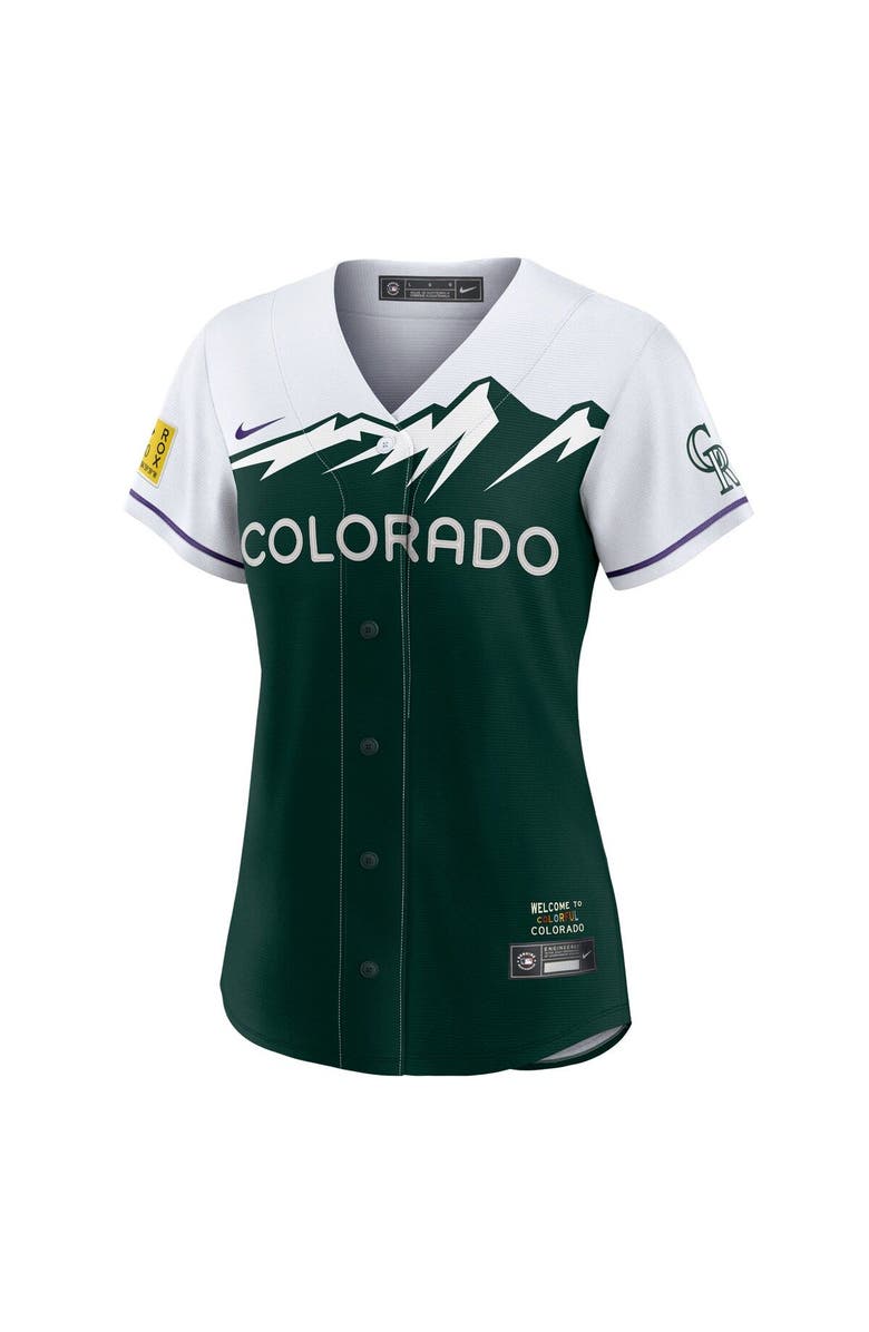 Nike Women's Nike Charlie Blackmon White Colorado Rockies City Connect Replica Player Jersey, Alternate, color,