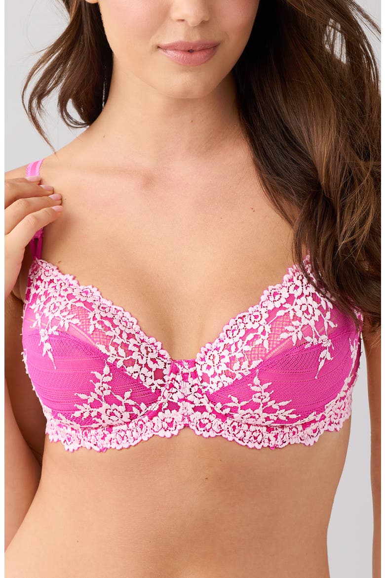 Embrace Lace® Underwire Bra, Main, color, WILD AZALEA/ CRADLE PINK
