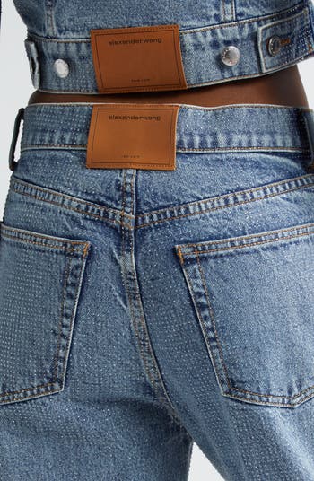 Embellished Relaxed Straight Leg Jeans