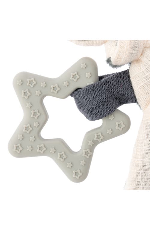 Stephen Joseph Baby Animal Crinkle Toy In Gray