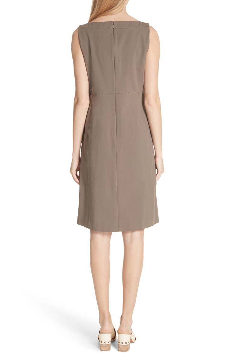 Lafayette 148 New York Paxton Sleeveless Sheath Dress, Alternate, color, 