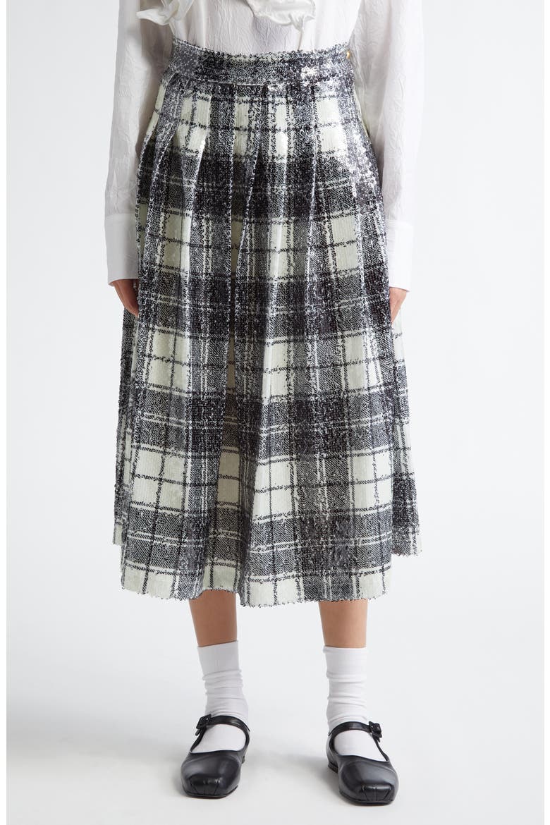 Gender Inclusive Ace Plaid Sequin Skirt, Main, color, PLAID SEQUIN