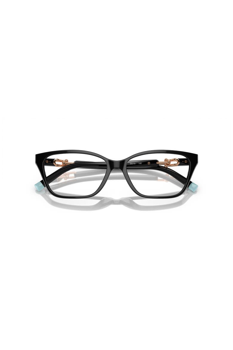 53mm Rectangle optical glasses, Alternate, color, Black