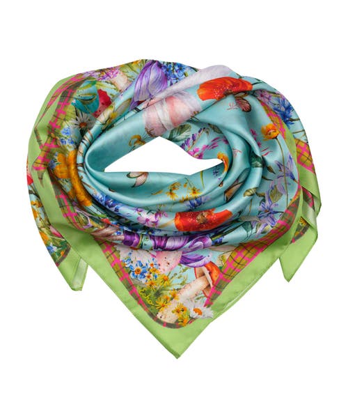Echo Spring Bounty Square In Sunny Lime