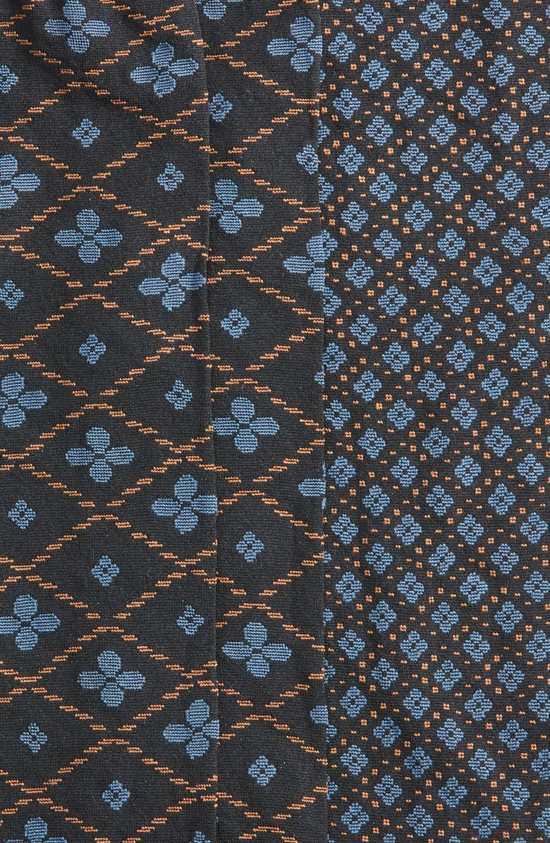 Oroblu 2-Pack Assorted Socks, Alternate, color, Black/ Sky