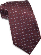 ZEGNA TIES Diamond Neat Silk Tie