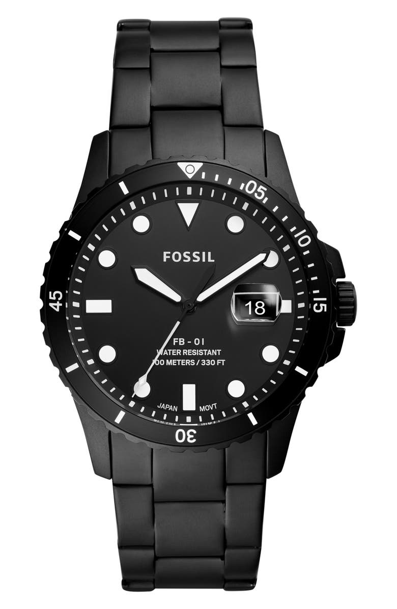 Fossil FB-01 Bracelet Watch, 42mm, Main, color, 
