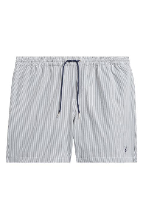 Warden Stripe Swim Trunks