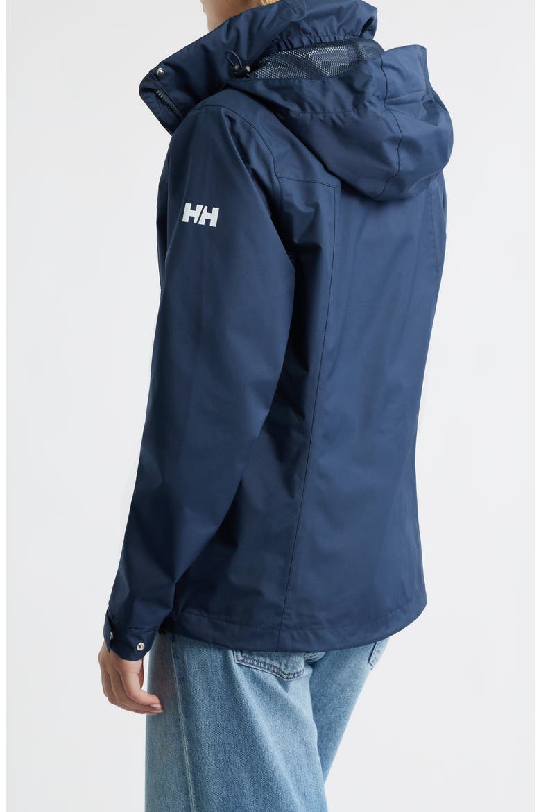 W Aden Waterproof & Windproof Hooded Jacket, Alternate, color, NAVY