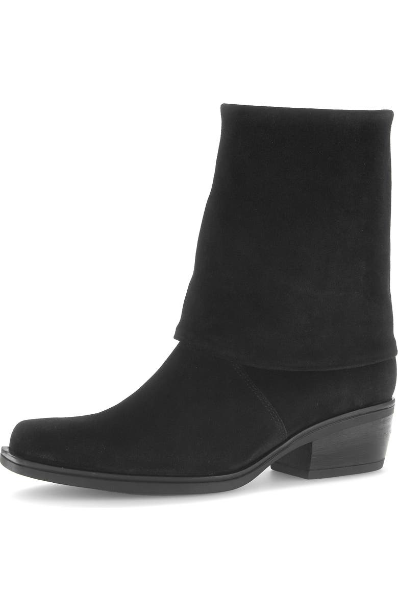 Gabor Foldover Block Heel Boot, Main, color,