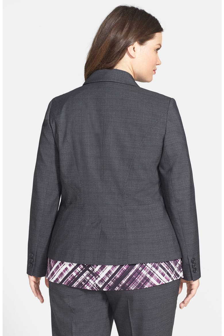 'Charcoal Crosshatch' Suit Jacket, Alternate, color, CHARCOAL CROSSHATCH PATTERN
