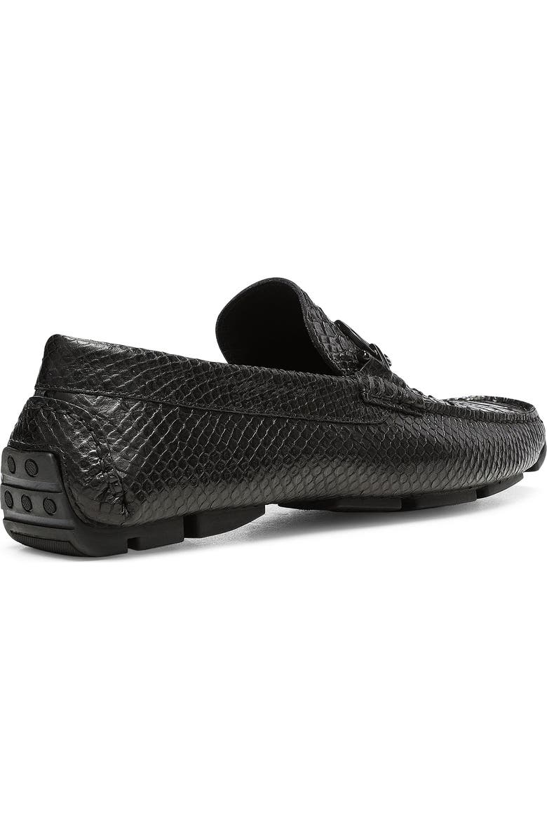 Donald Pliner Dacio II Snakeskin Embossed Driving Loafer, Alternate, color,