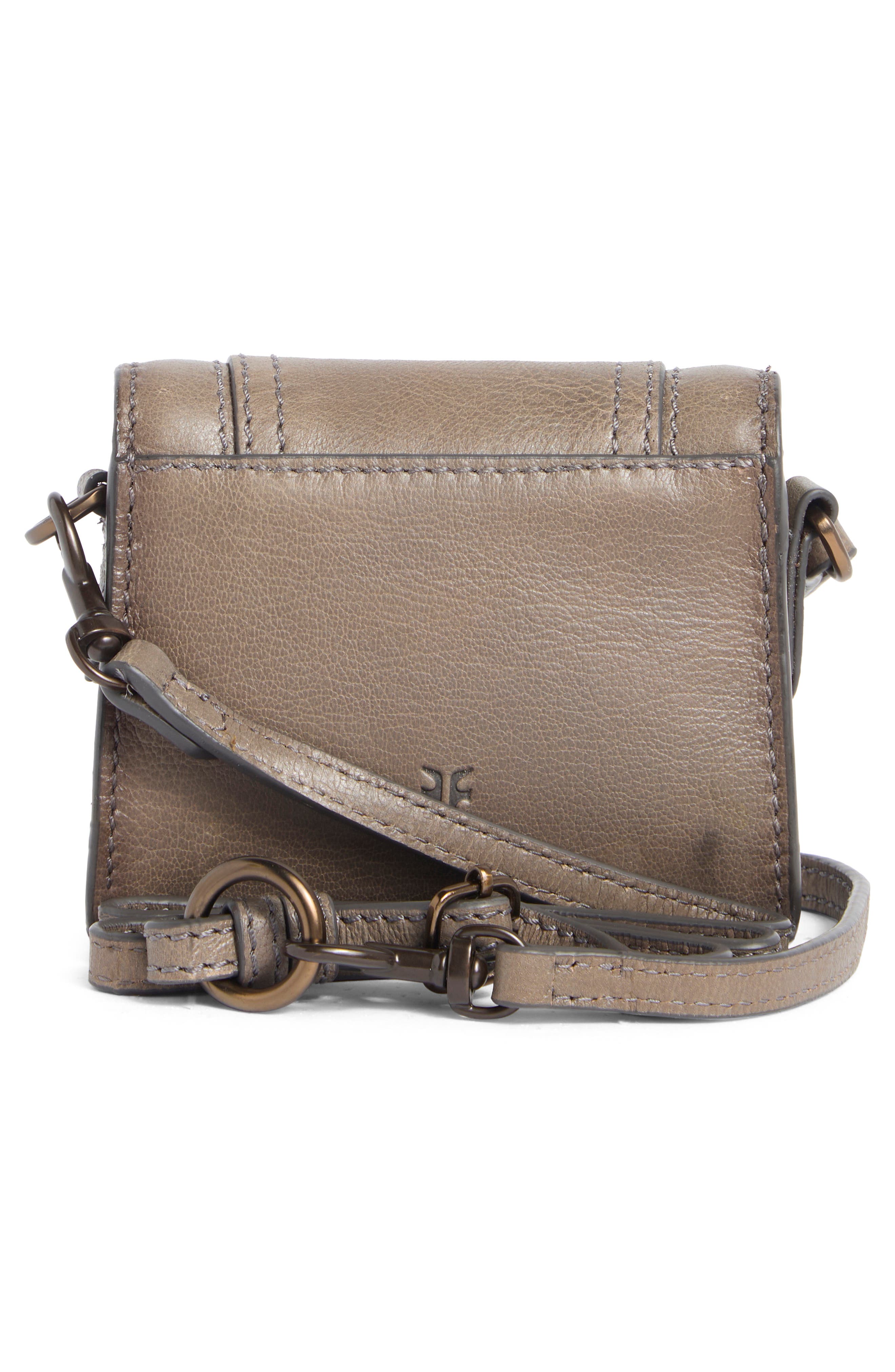 Frye Alex 4-Way Mini Leather Bag, Alternate, color, Shadow