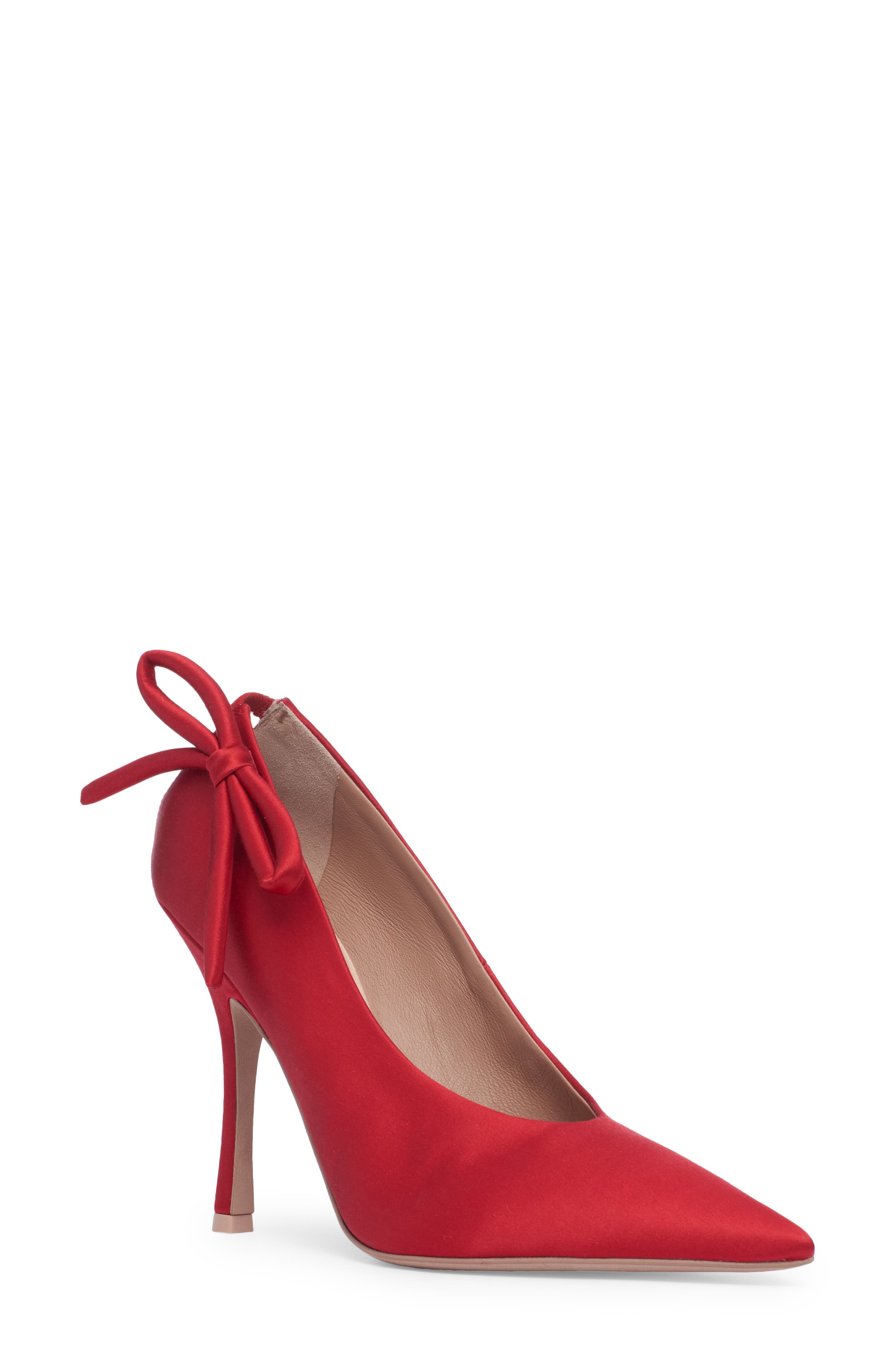 Nite Out Pointed Toe Pump, Main, color, RED