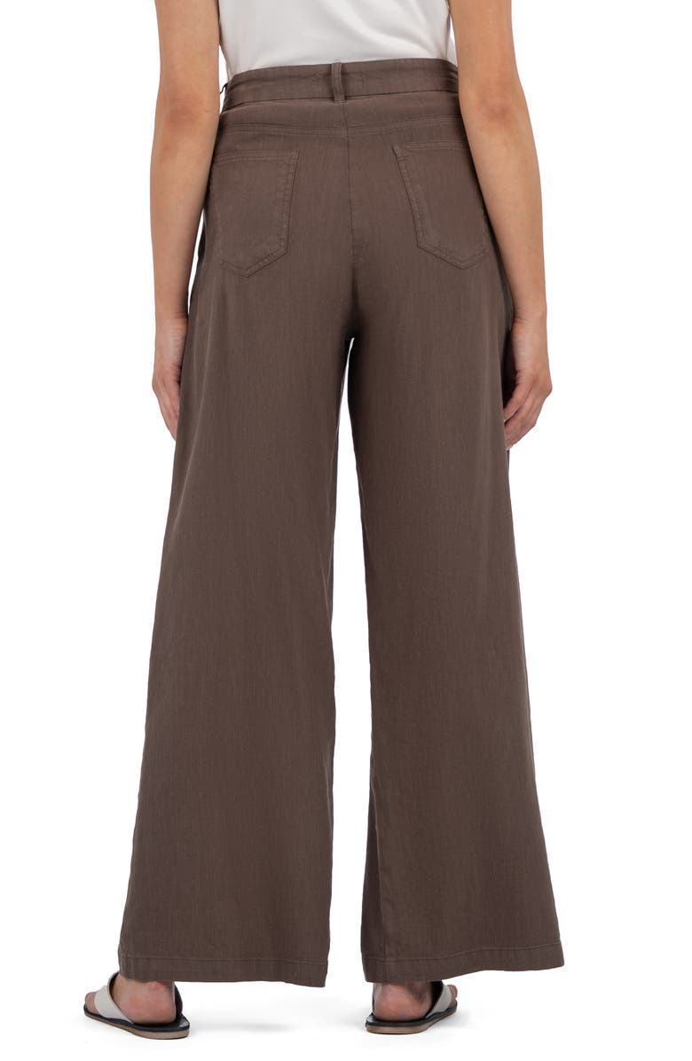 KUT from the Kloth Ryan Wide Leg Linen Blend Pants, Alternate, color, 
