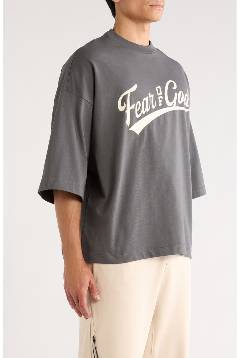 Merch Logo Graphic Cotton T-Shirt, Alternate, color, IRON GREY