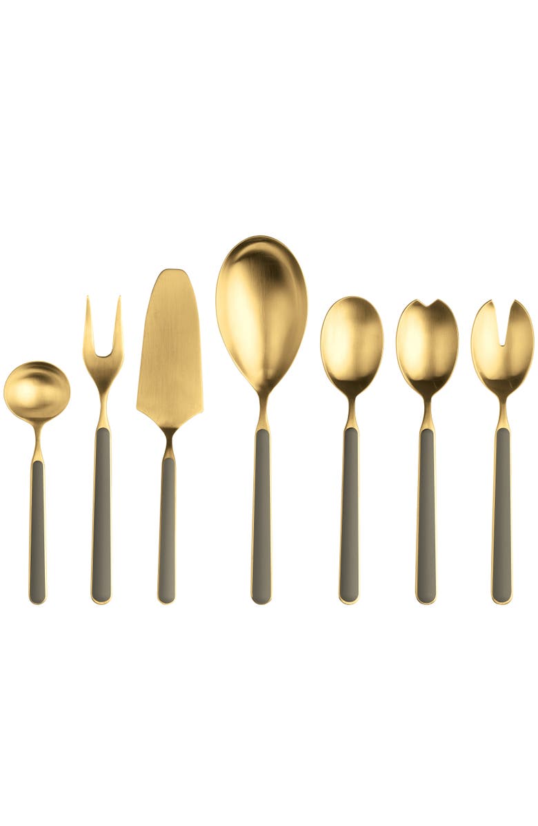 Mepra Fantasia Serving Set - 7 Pieces, Main, color, Vicuna