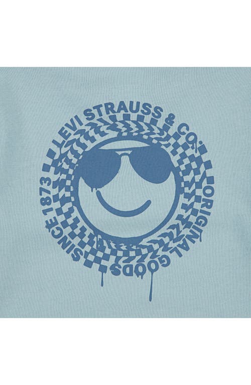 LEVI'S® LEVI'S® KIDS' SMILEY GRAPHIC T-SHIRT & SHORTS SET