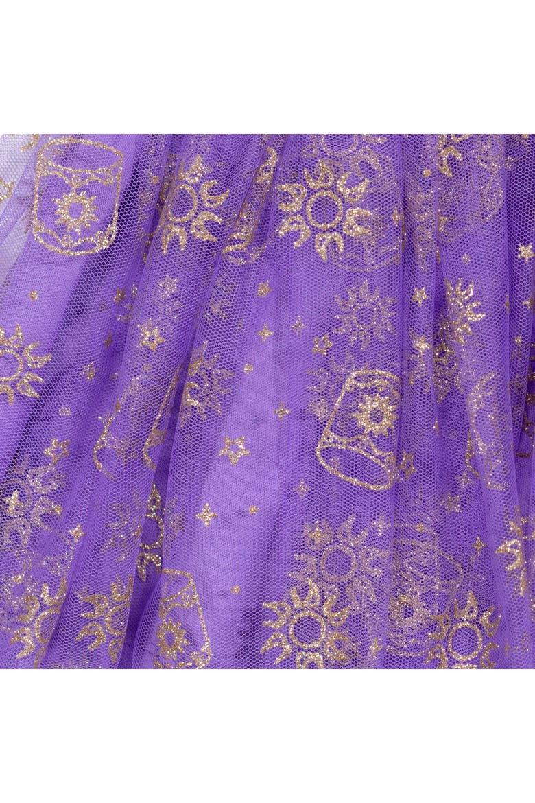 Princess T-Shirt and Tutu Skirt Set with Scrunchie, Alternate, color, Purple Rapunzel