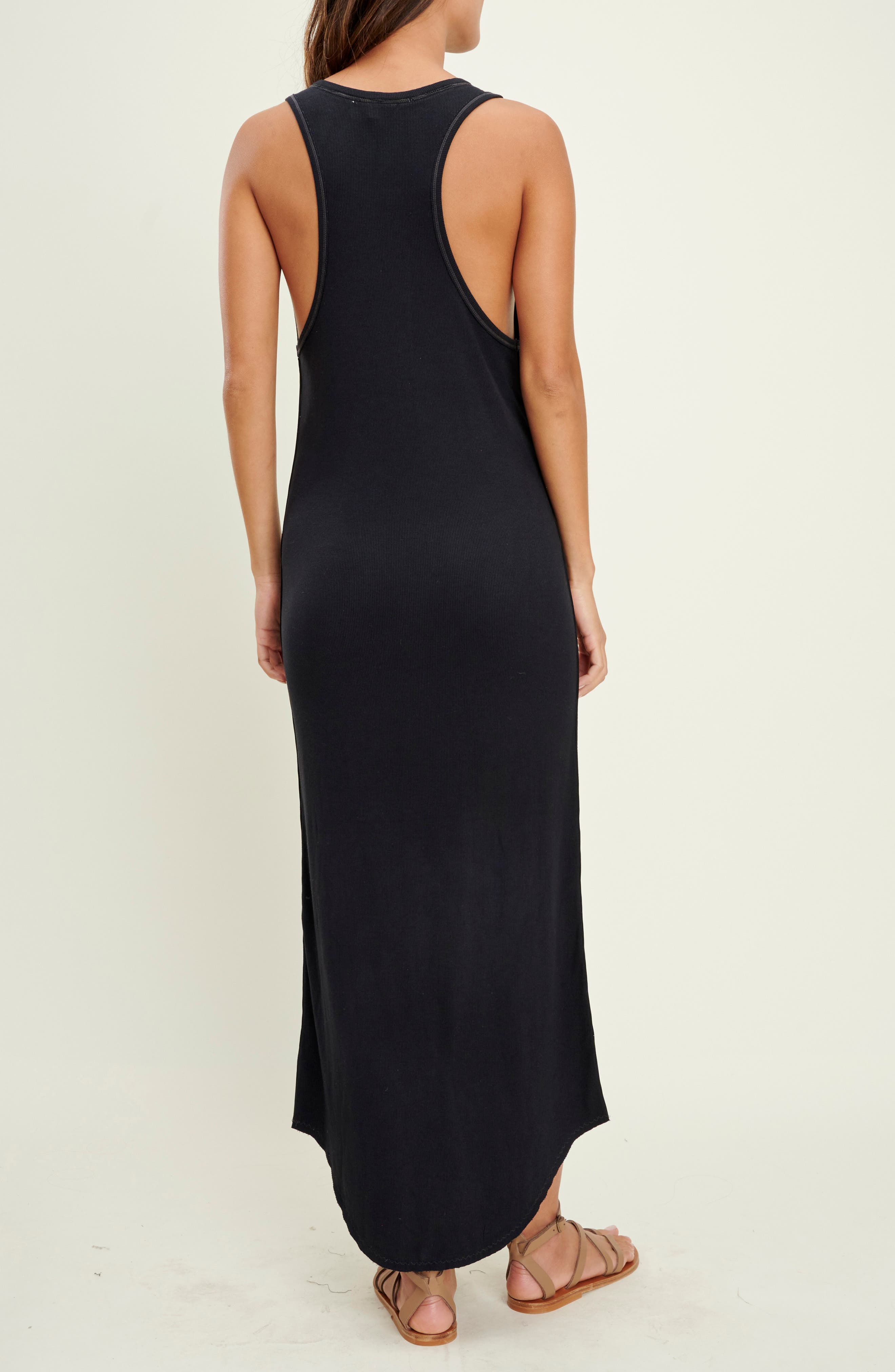 Splendid Raven Henley Maxi Tank Dress (Women) | Nordstrom