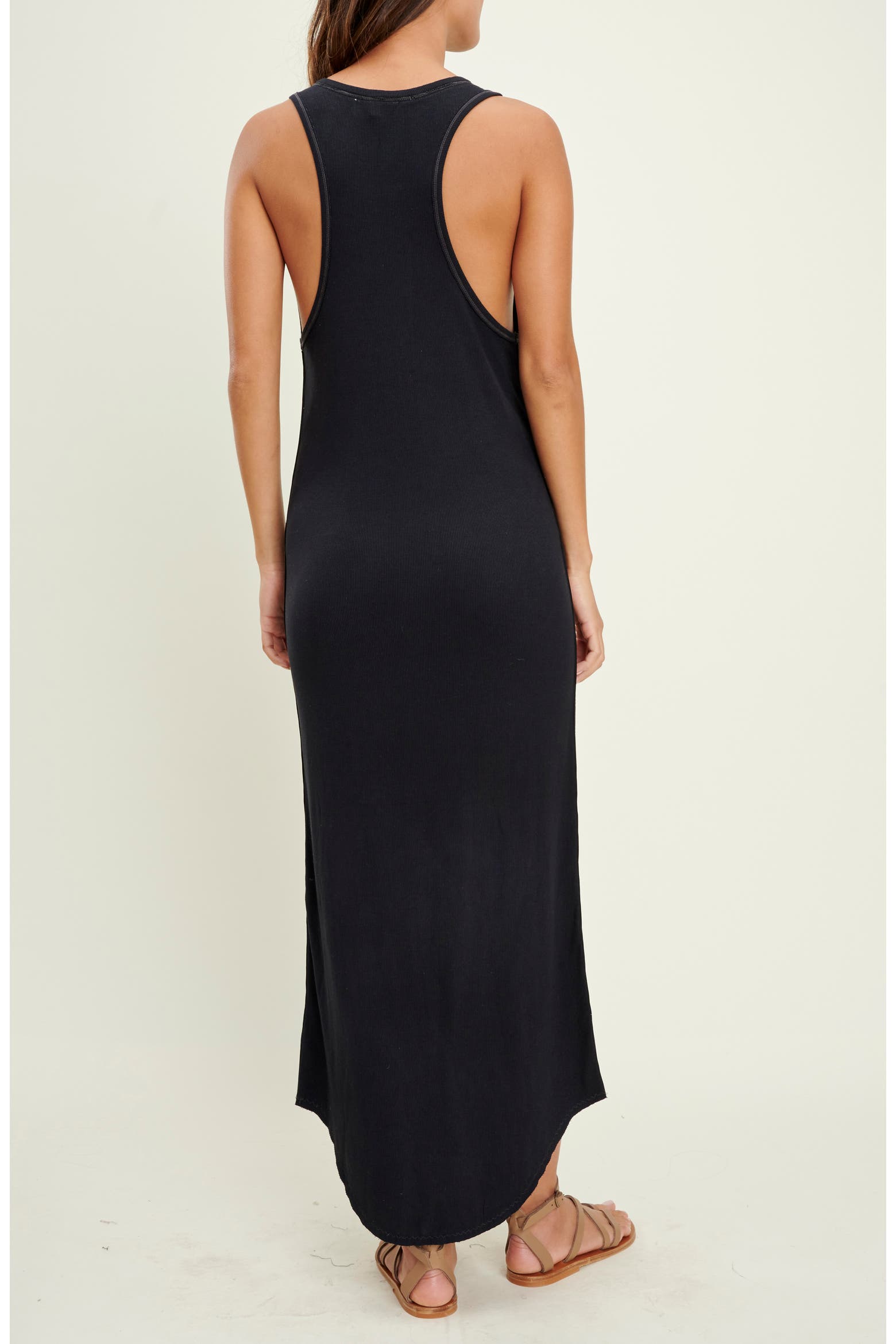 Raven Ress Splendid Raven Henley Maxi Tank Dress (Women) | Nordstrom