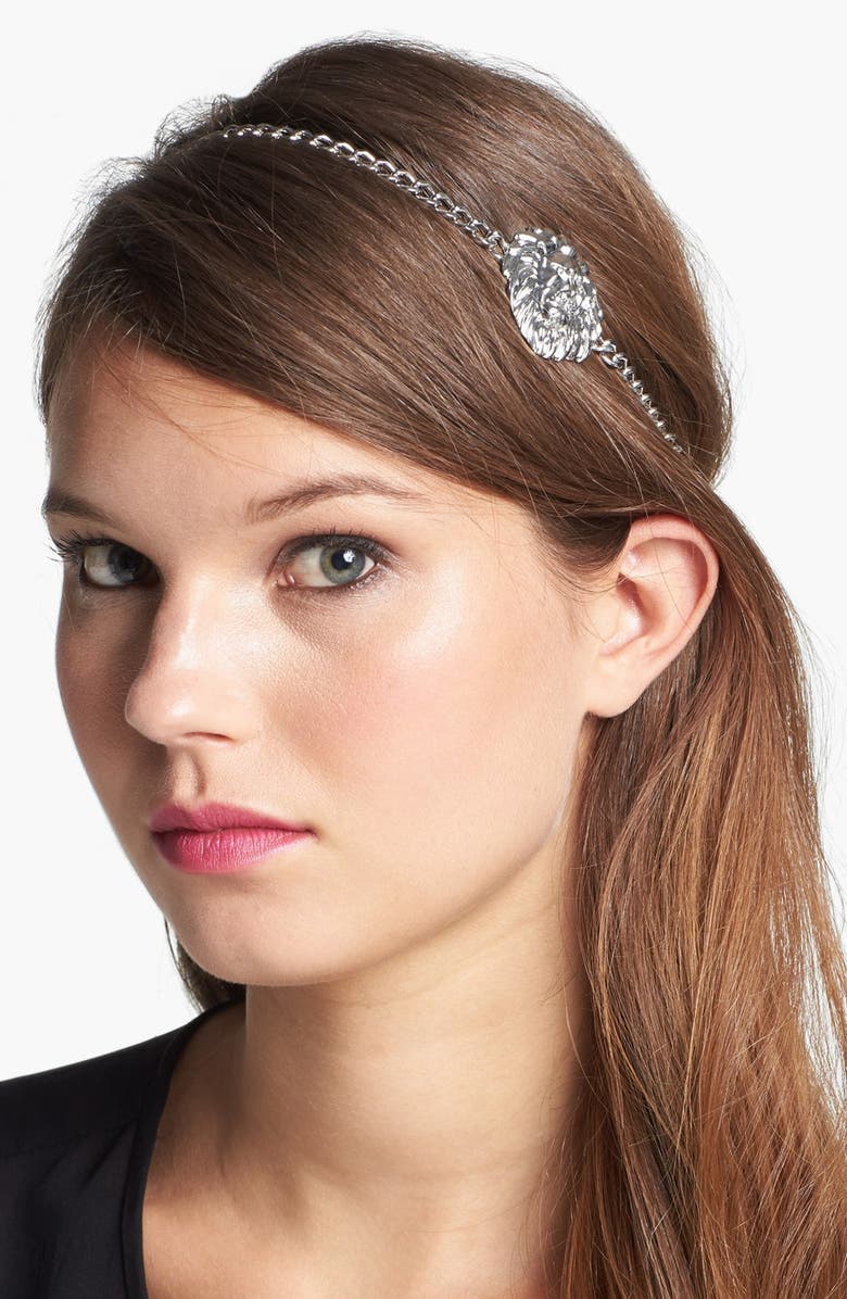 Cara 'Lion's Den' Head Wrap, Main, color, 