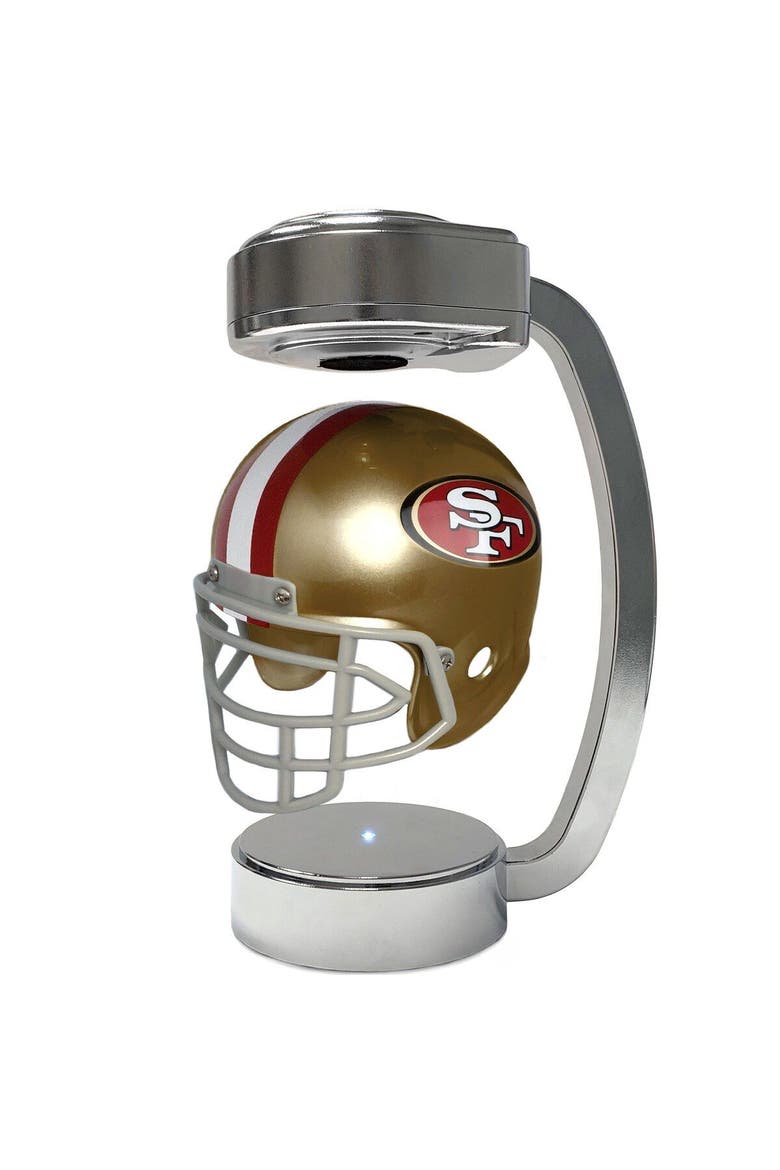 San Francisco 49ers Chrome Base Mini Hover Helmet, Main, color, Gold