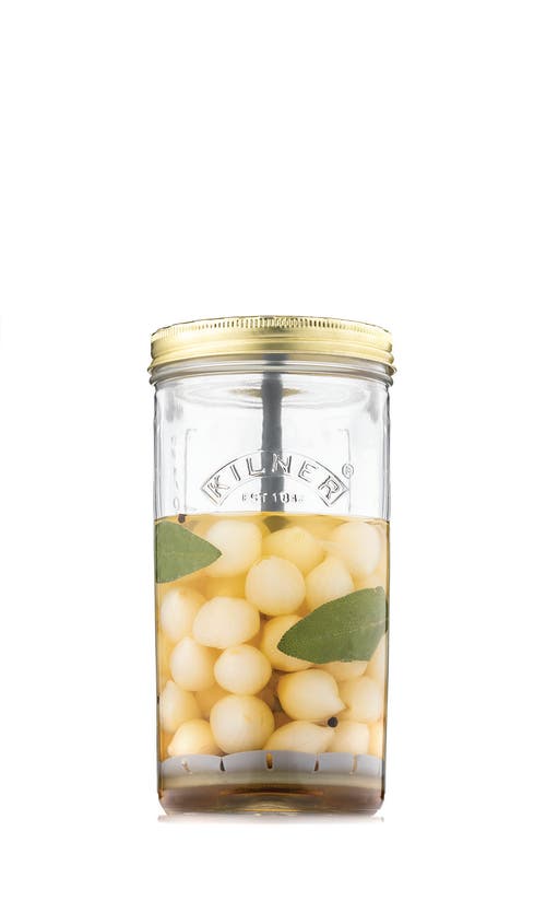 Kilner Pickle Jar With Lifter, 34 Ounce In Transparent