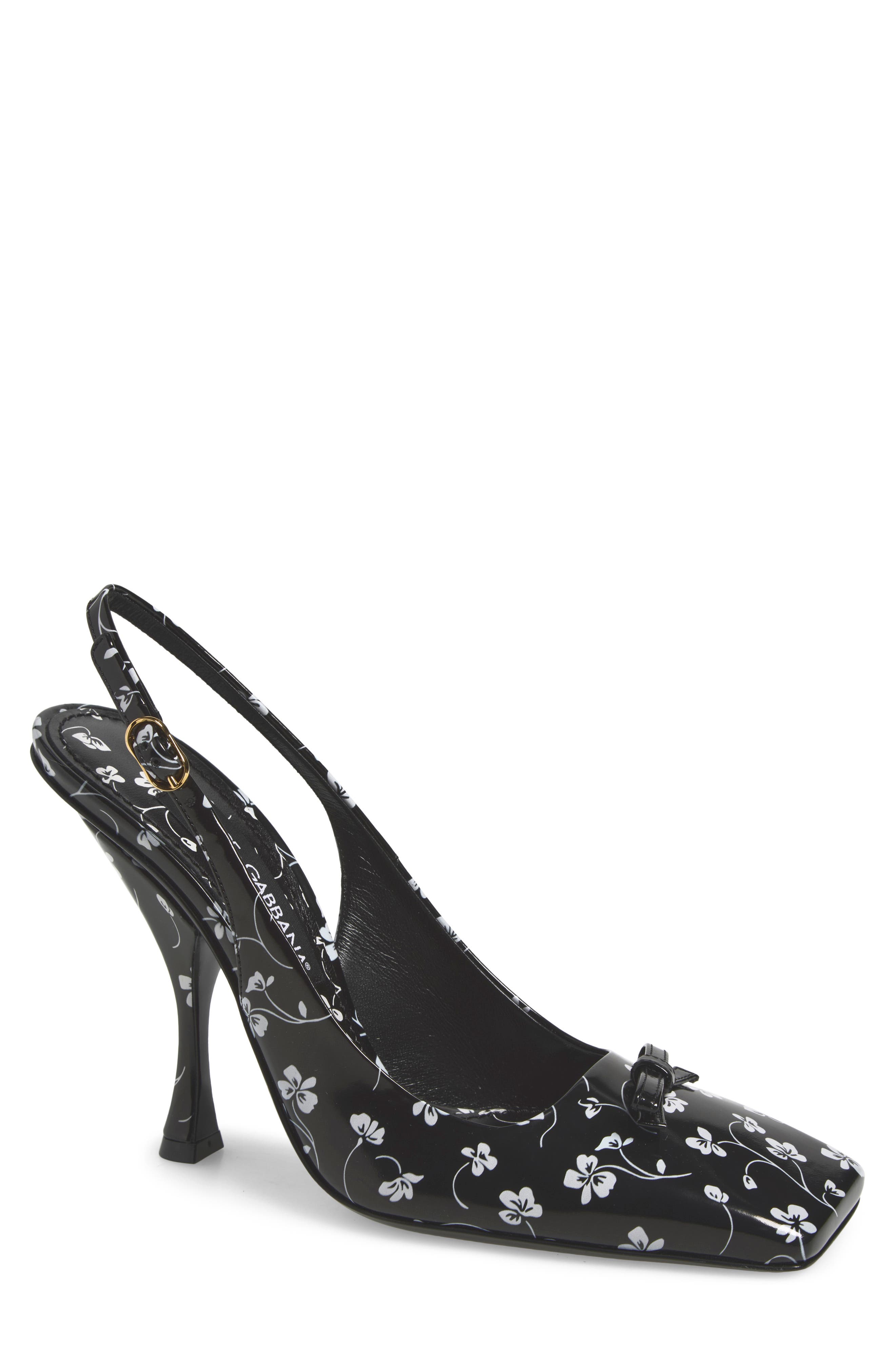 Schiffer Square Toe Slingback Pump, Main, color, NERO