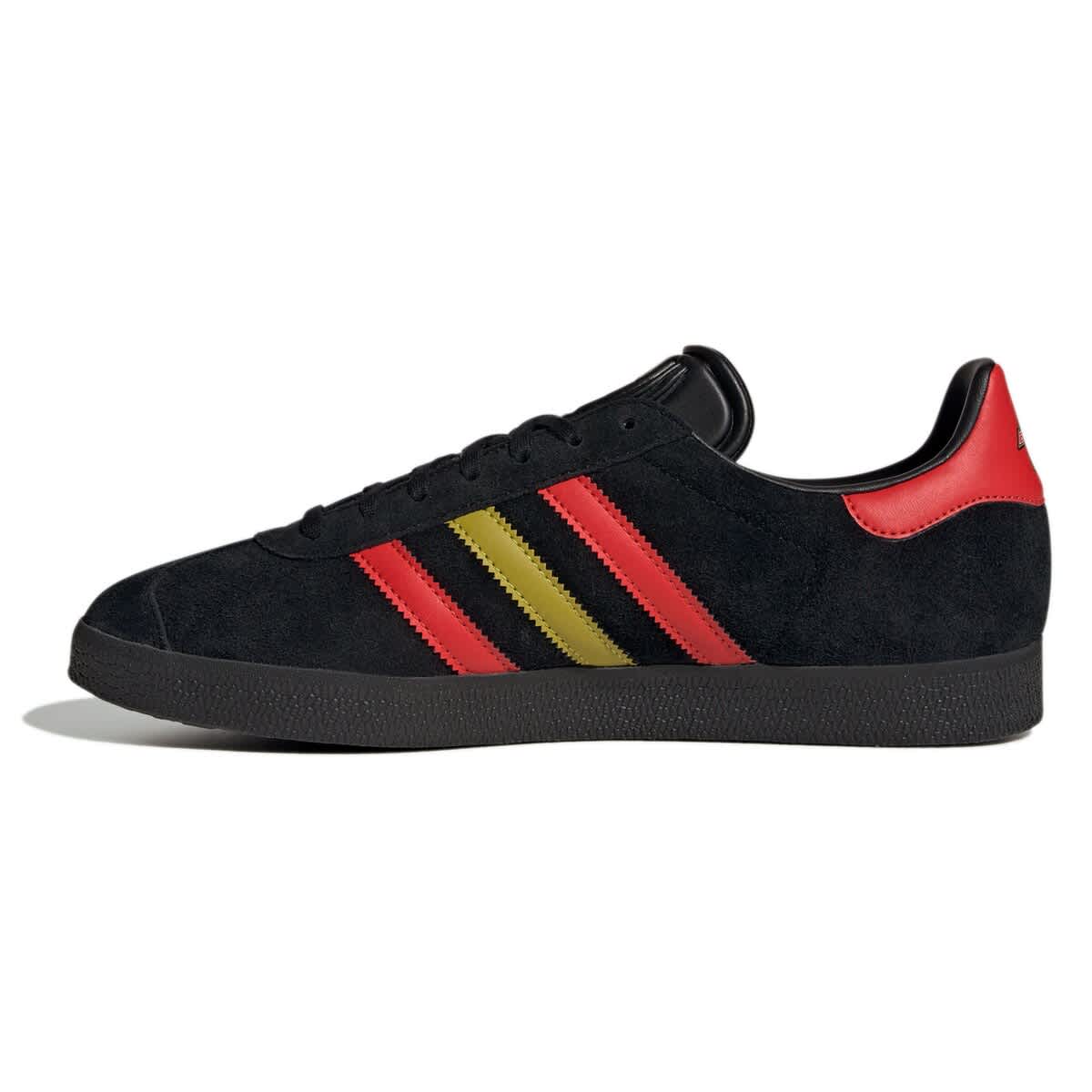 adidas Men's adidas  Black/Red FC Dallas 2025 Jersey Hook Third Gazelle Shoes, Main, color, 
