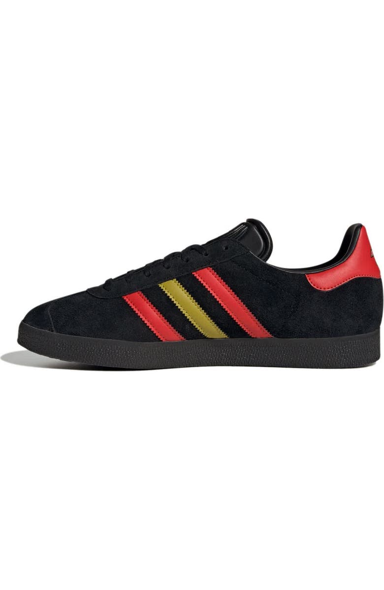 adidas Men's adidas Black/Red FC Dallas 2025 Jersey Hook Third Gazelle Shoes, Main, color,